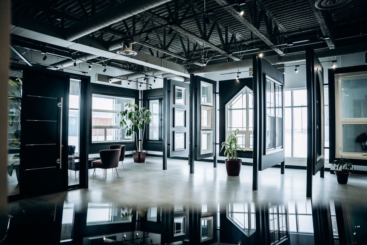 Inside the Canadian Choice showroom on 104 Ave SE in Calgary