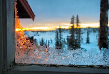 Why is there ice on the inside of my windows and how can I stop a major ice buildup?