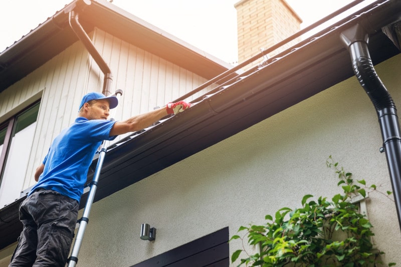 Inspect and Clean the Gutter System