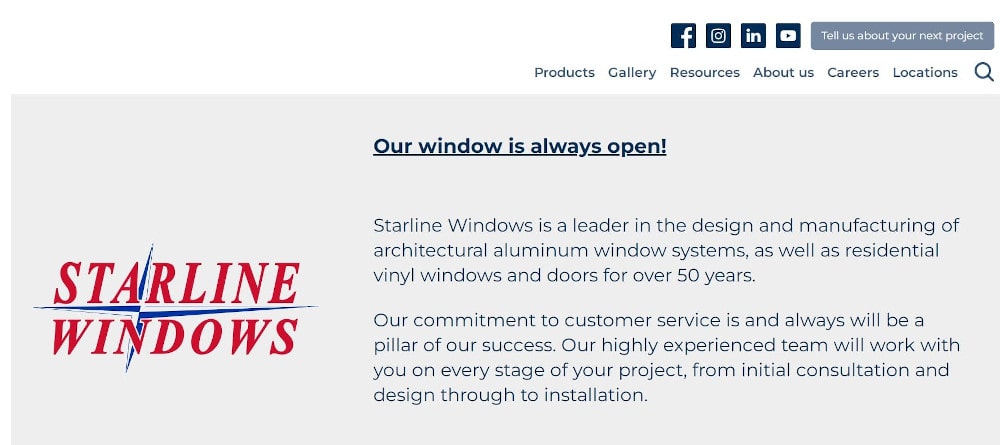 Starline Windows