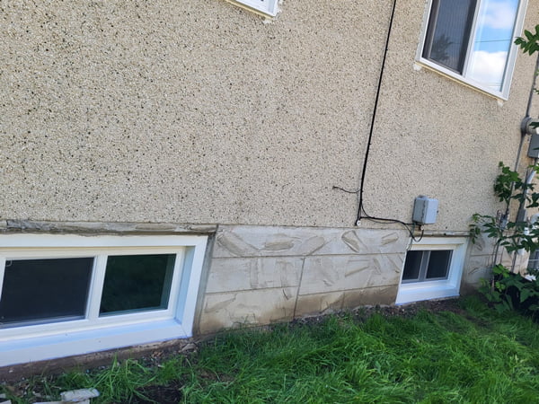 Edmonton, AB – triple pane basement window replacement, interior view