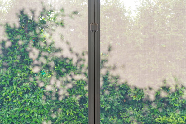 retractable screen door system for patio and entry doors modern home design