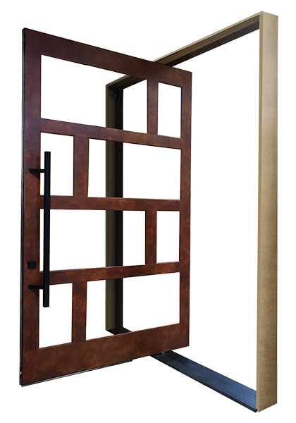 Aluminum Clad Wood Pivot Doors