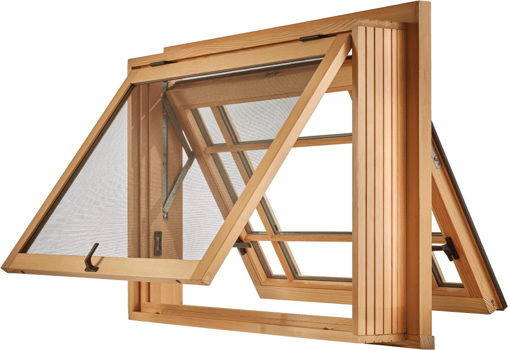 All-wood Sedona Pushout Awning