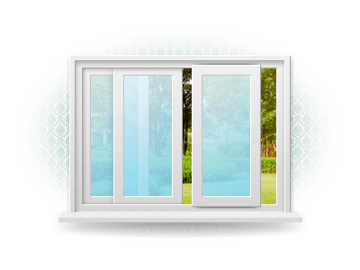Three-Panel Slider windows